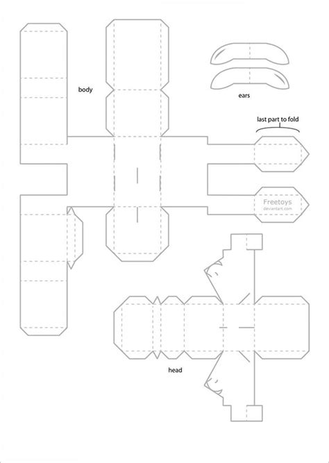 papercraft template   analisis