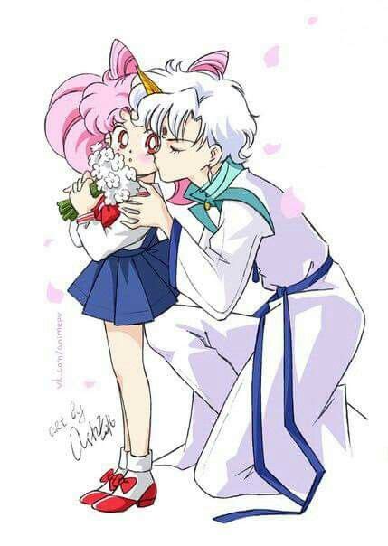 Kawaii Chibiusa Sailor Chibi Moon And Helios Pegasus