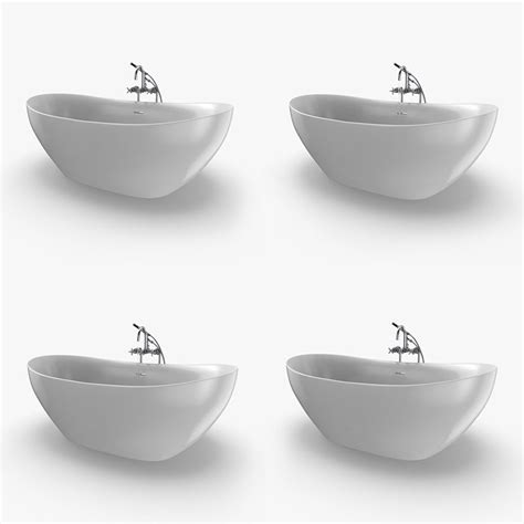 modern bathtub collection 3d model 149 max free3d