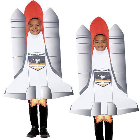 rocket ship costume boys girls spaceman fancy dress childs nasa outfit