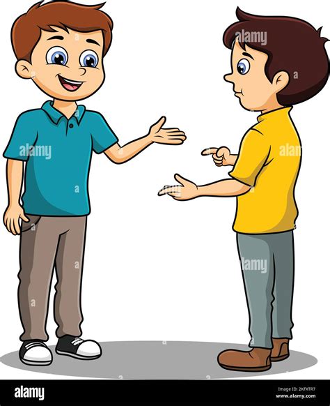 boys standing stock vector images alamy