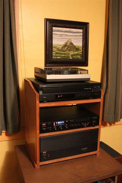 custom  small stereo cabinet  michael walters artisanal woodworking custommadecom