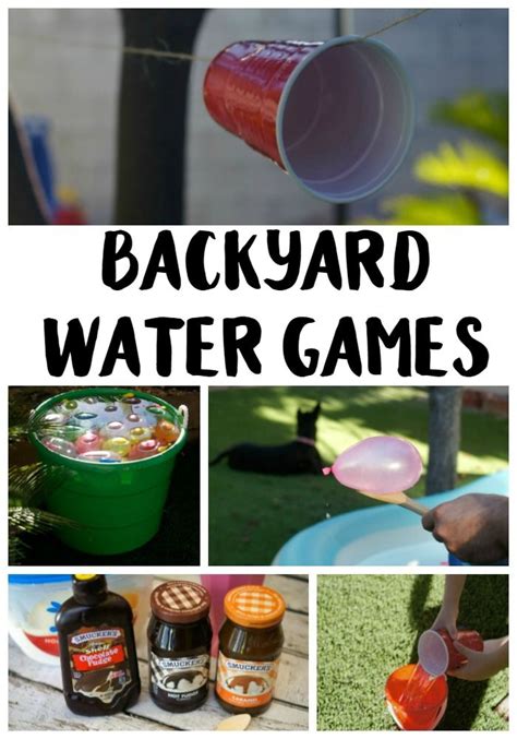 5 backyard water games ideas backyard water games