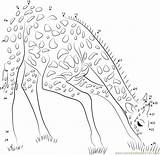 Giraffe Dot Dots Connect Eating Grass Worksheet Kids Animals Printable Coloring Email sketch template