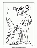 Native Northwest Americans Colouring Pacific Nations sketch template