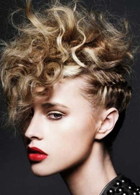 25 Punk Hairstyles For Curly Hair Hairstyles And