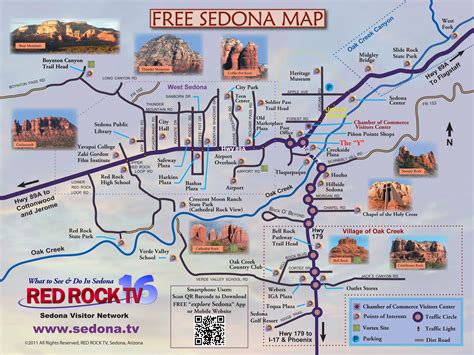 sedona az travel map explore  red rock canyon trail