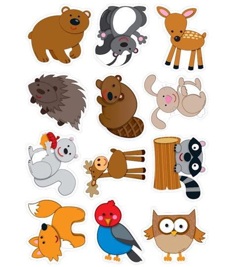 awesome woodland animals printables images