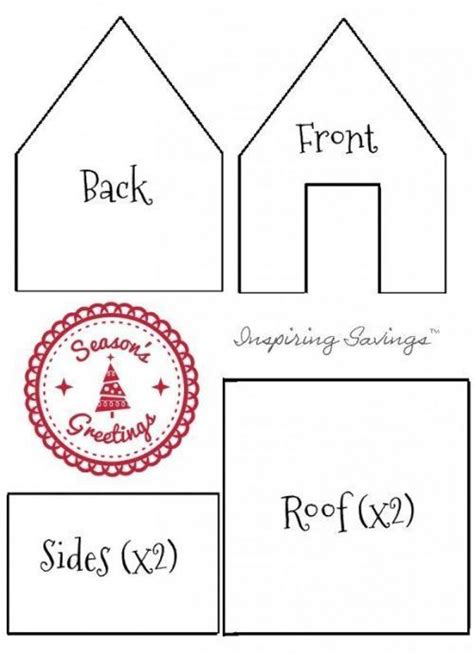 related image gingerbread house template gingerbread house template