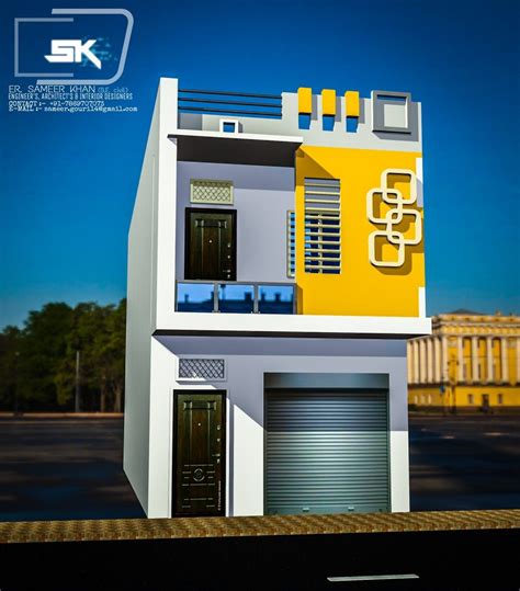 small house exterior design  india