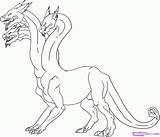 Creatures Mythological Hydra Hidra Mythical Colorir Animal Gigante Desenhos Coloringhome Colorironline sketch template