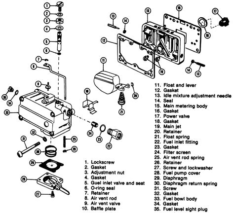 holley carb parts diagram