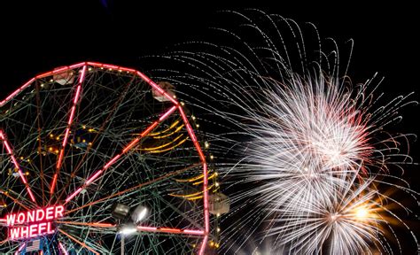 Friday Night Fireworks At Coney Island 2017