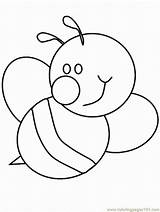 Coloring Bee Bumble Pages Kids Popular sketch template