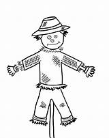 Scarecrow Coloring Clipground Bestcoloringpagesforkids sketch template