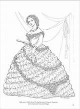 Fashions 1860 Malvorlage sketch template