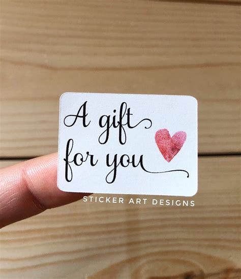 gift   stickers packaging stickers business etsy