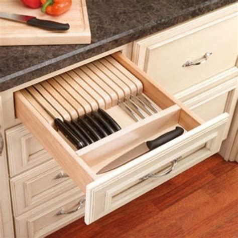 clever ideas  storing  kitchen knives  owner builder network