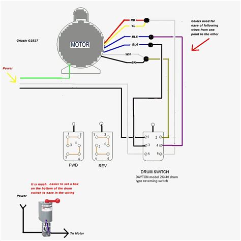 wiring electric motor