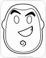 Coloring Emojis Disney Buzz Pages Lightyear Emoji Disneyclips Clip Pdf sketch template
