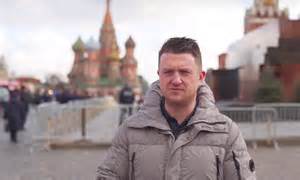 British Far Right Activist “tommy Robinson” In Moscow Russia And The