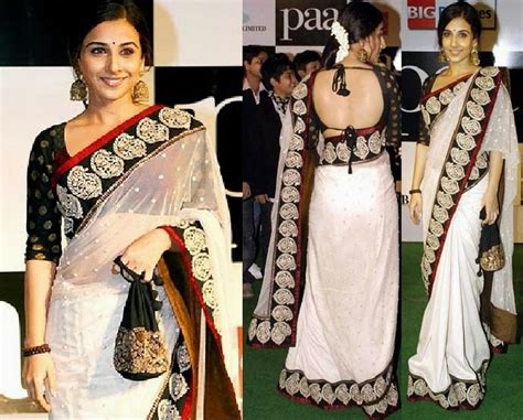 vidya balan saree indian fashion mantra