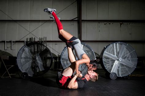 crossfit couple wins our hearts with stunningly athletic engagement