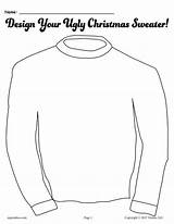 Sweater Cardigan Supplyme sketch template