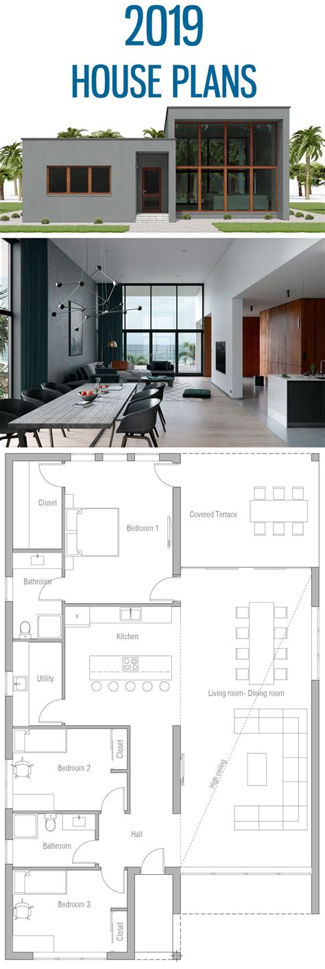 modern house plan minimalist house designs homeplans houseplans newhomes modern minimalist