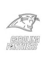 Coloring Pages Panthers Carolina Nfl Logo Football Printable Panther Sheets Sports Cool Supercoloring Choose Board sketch template