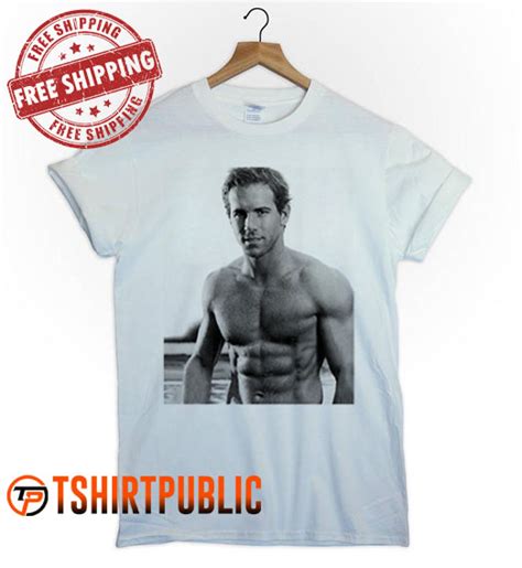 Ryan Reynolds Sexy T Shirt Adult Free Shipping Cheap