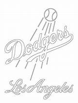 Dodgers Coloring Logo Los Angeles Pages Baseball Printable Drawing Lakers Sheets Sketch Template Supercoloring Dodger Choose Board Version Click Getdrawings sketch template