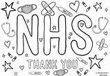 Nhs Colouring Heroes sketch template