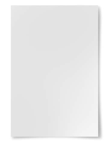 plain white sheet  paper   white background stock photo