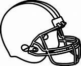 Helmet Football Coloring Pages Getcolorings Pict Colorings sketch template