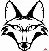 Fox Clipart Face Head Drawing Clip Cliparts Cartoon Getdrawings Library sketch template