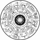 Tierkreiszeichen Horoskop Sternzeichen Radix Zugeordnet Chroniknet Symbolbilder Tierkreises Einzelnen Abschnitten sketch template