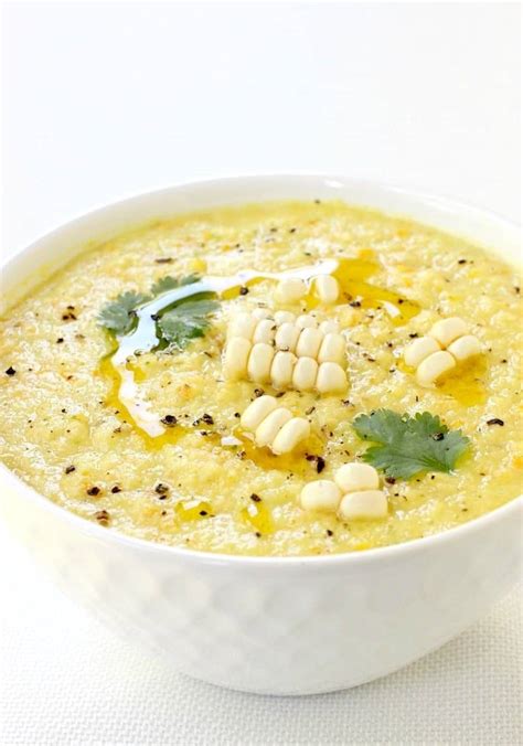 chilled sweet corn soup mantitlement