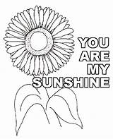 Sunshine Coloring Sunflower Pages Printable Color Colouring Flowers Kids Clipart Sunflowers Adult Flower Sheets Painting Library Gif Print Getcolorings Choose sketch template