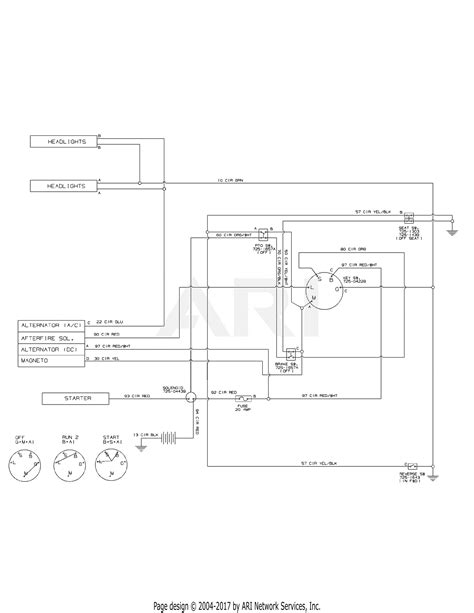 mtd ws lt  parts diagram  wiring schematic