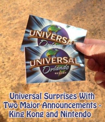 universal surprises   major announcements orlando florida