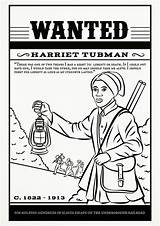 Tubman Harriet Coloring Pages Women Railroad Underground History Month Drawing Famous Kids Lawrence Printable Colouring Jacob Activities Color Printables American sketch template