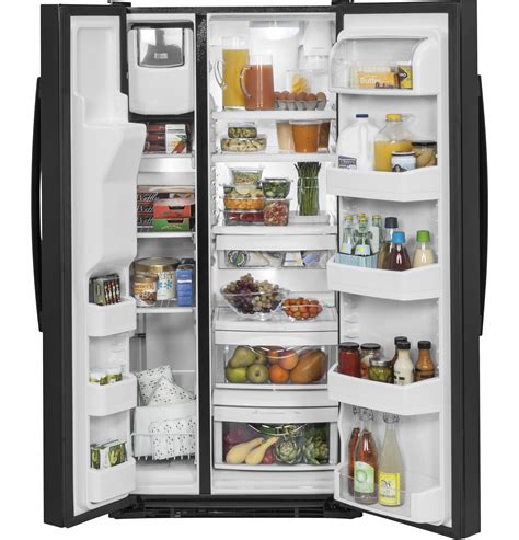 buy ge  cu ft side  side refrigerator black gssggkbb