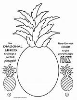 Activities Summer Kids Coloring Choose Board Pineapple Activity Will Straw sketch template