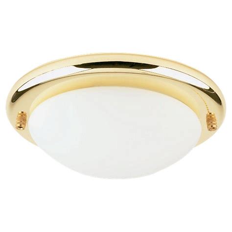 Sea Gull Lighting 1 Light Polished Brass Fluorescent