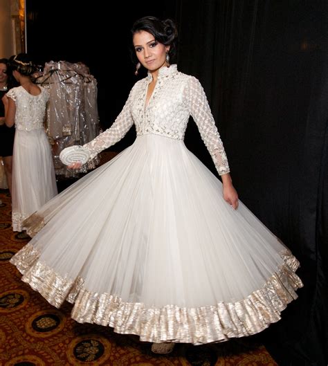 White Wedding Dress Indian Weddings Trousseau By Soma