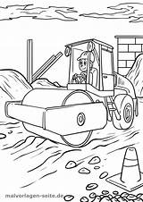 Baustelle Malvorlage Malvorlagen Bagger Baustellenfahrzeuge Thema Kinderbilder Ausmalbild Rund Traktor sketch template