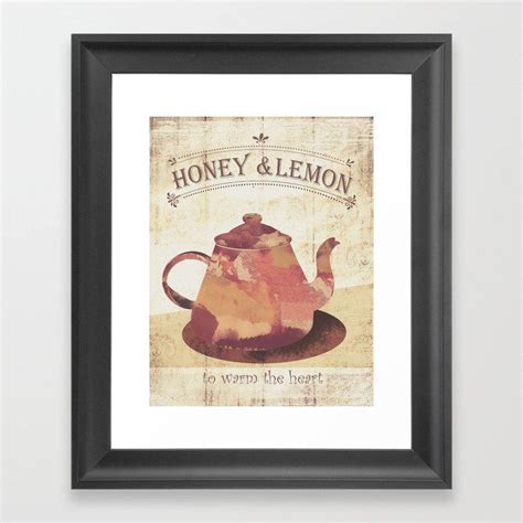 Pin By Amberdb On Prints Tea Art Honey Lemon Tea