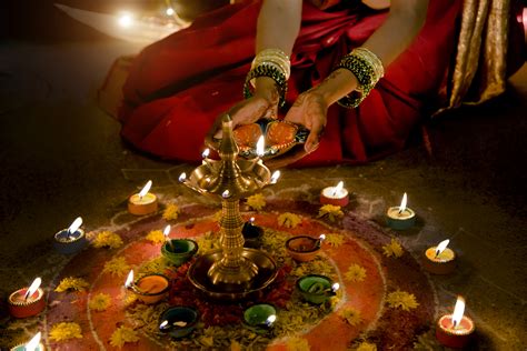 celebrate diwali festival  lights  india