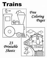 Train Coloring Pages Sheets Printable Preschool Trains Amtrak Kids Printables Colouring Raisingourkids Template Sheet Things Go Training Activities Color Activity sketch template